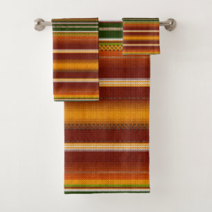 Mexikanisches serape #1 badhandtuch set