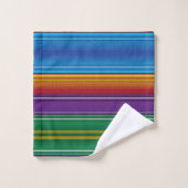 Mexikanisches serape #3 badhandtuch set (Waschlappen)