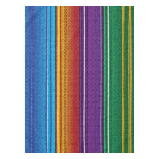 Mexikanisches serape #3 tischdecke (Vorderseite)