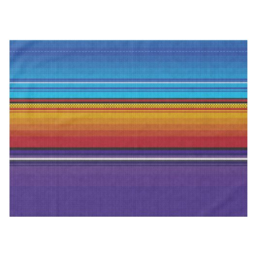 Mexikanisches serape #4 tischdecke (Vorderseite (Horizontal))