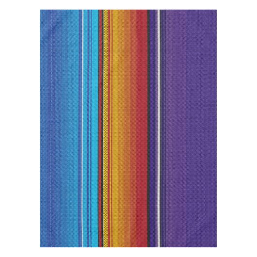 Mexikanisches serape #4 tischdecke (Vorderseite)