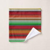 Mexikanisches serape #6 badhandtuch set (Waschlappen)