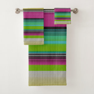 Mexikanisches serape #9 badhandtuch set