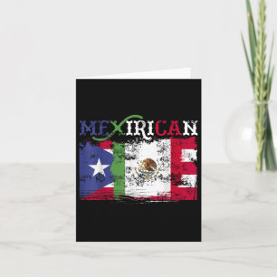 mexikanisches Shirt, Puerto Rico Flag T-Shirt, Cin Karte