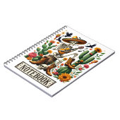 mexikanisches Skelett, das Gitarre spielt Notizblock (Linke Seite)