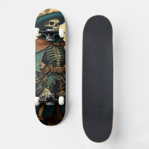 mexikanisches Skelett Skateboard