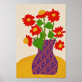 Mexikanisches Sonnenblumenposter Poster