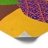 Mexikanisches Sonnenblumenposter Poster (Ecke)