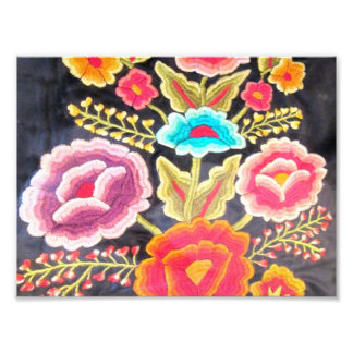 mexikanisches Stickereidesign Fotodruck