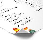 Mexikanisches Taco Alte Ehefrauen Tales Baby Dusch Poster (Ecke)