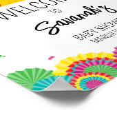 mexikanisches Taco 'Bout A Baby Welcome Poster (Ecke)