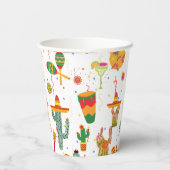 Mexikanisches Taco Bout Liebe Brautparty Gastgesch Pappbecher (Rückseite)