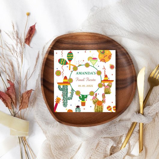 Mexikanisches Taco Bout Liebe Brautparty Gastgesch Serviette