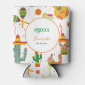 Mexikanisches Taco Bout Liebe Brautparty Party Dosenkühler (Vorderseite)