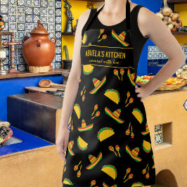 Mexikanisches Taco Restaurant Abuelas Küche Custom Schürze