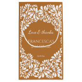 Mexikanisches Talavera-Terracotta-Brautparty zu Gu Kleine Geschenktüte (Rückseite)