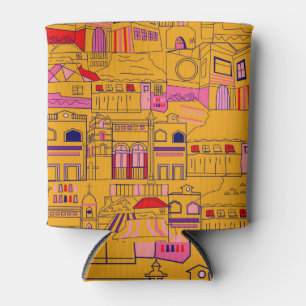 mexikanisches Textil Nahtloses Muster Dosenkühler