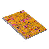 mexikanisches Textil Nahtloses Muster Notizblock (Rechte Seite)