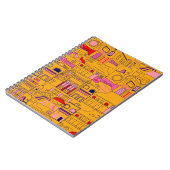 mexikanisches Textil Nahtloses Muster Notizblock (Linke Seite)