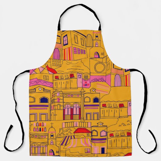 mexikanisches Textil Nahtloses Muster Schürze (Vorderseite)