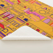 mexikanisches Textil Nahtloses Muster Sherpadecke (3/4)