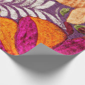 mexikanisches Textilmuster Geschenkpapier (Ecke)