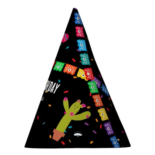 Mexikanisches Thema Fiesta Birthday Party Partyhütchen (Rechts)