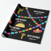 Mexikanisches Thema Fiesta - Taco Bout a Birthday  Geschenkpapier (Ungerollt)