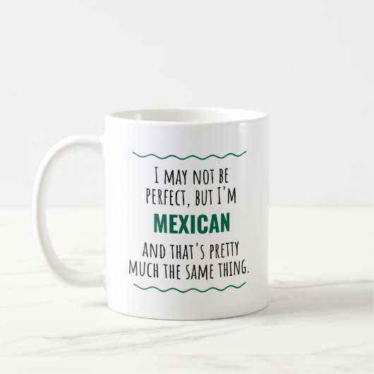 Mexikanisches Thema Kaffeetasse (Links)