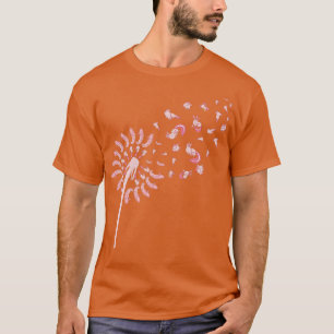 Mexikanisches Tier Amphibie Löwenzahn Axolotl T-Shirt