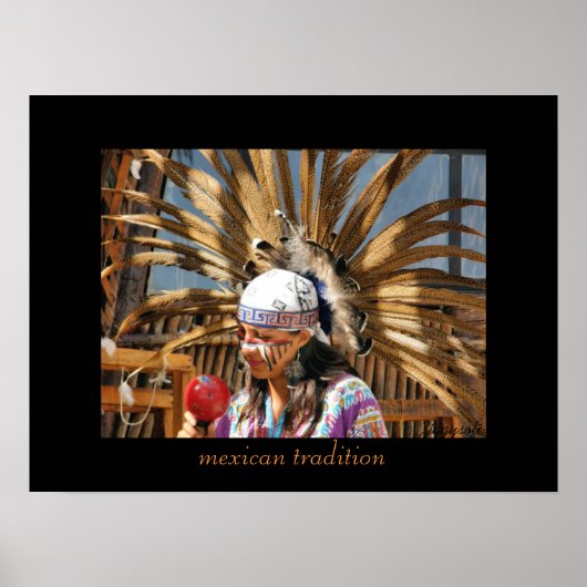 mexikanisches Traditionsplakat Poster (Vorne)
