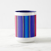 Mexikanisches umfassendes Tassenindigoblau Tasse (Zentrum)
