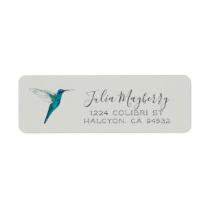 Mexikanisches Violetear-Hummingbird-Label