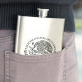 mexikanisches Wappen Flachmann (Beispiel)