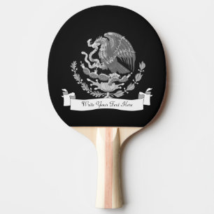 Mexikanisches Wappen Tischtennis Schläger