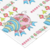 Mexikanisches Weihnachtsfest, mexikanisches Schwei Tischdecke (Schrägansicht)