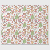 Mexikanisches Weihnachtsmuster Geschenkpapier (Flach)