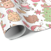 Mexikanisches Weihnachtsmuster Geschenkpapier (Rolleneckpunkt)