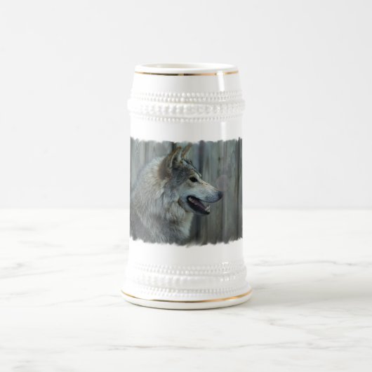 Mexikanisches Wolf-Bier Stein Bierglas (Mittel)