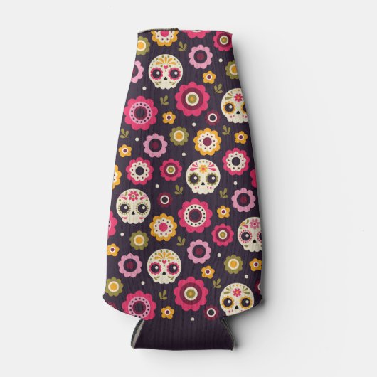 mexikanisches Zuckerrohrmuster Flaschenkühler (Vorderseite)