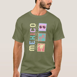 Mexiko 2022 Urlaub Mexikanische Familie Matching B T-Shirt