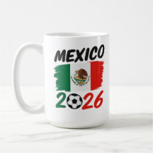 Mexiko 2026 Fußball Fan Design mit Fußball