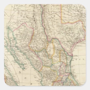 Mexiko 5 quadratischer aufkleber