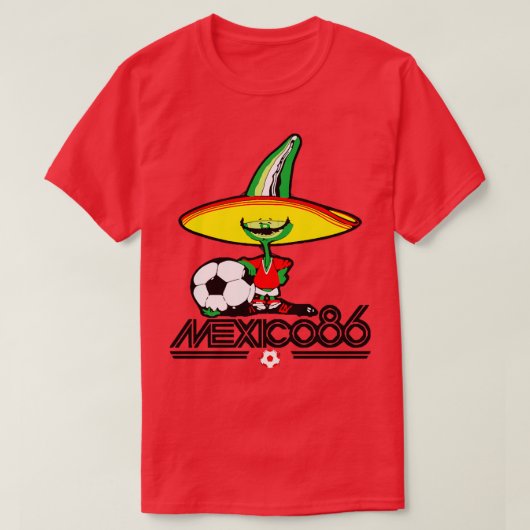 Mexiko 86 T-Shirt (Design vorne)