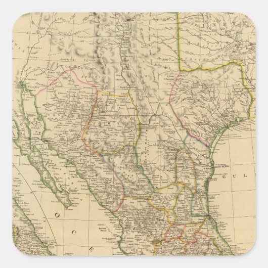 Mexiko 8 quadratischer aufkleber (Vorderseite)