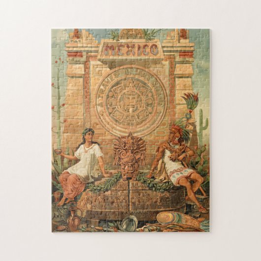 Mexiko a través de los siglos puzzle (Vertikal)