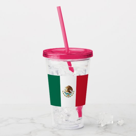 Mexiko Acryltrinkbecher (Vorderseite Ice)