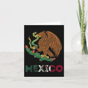 Mexiko-Adler-Emblem Mexikanische Flagge Mexikanisc Karte