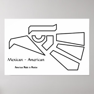 Mexiko-Amerikaner Poster