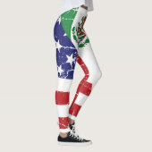 Mexiko-amerikanische Flaggen-Leggings Leggings (Rechts)